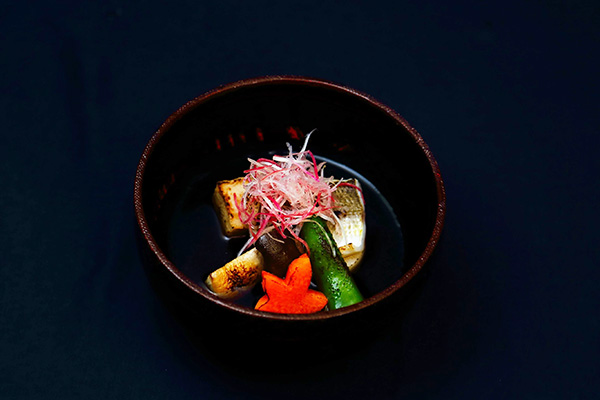 すていき小次郎25年9月コース魚料理