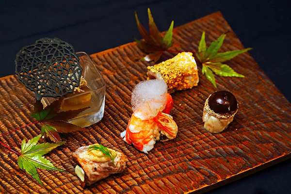 すていき小次郎10月のお料理 前菜